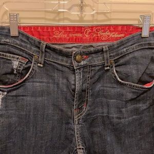 Cookie Johnson boyfriend jeans